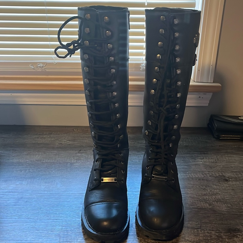 Harley-Davidson® Women's Beechwood 15" Motorcycle Boots Black